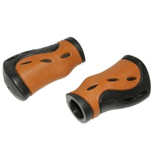 148679-paire-de-poignees-city-vtc-style-vintage-progrip-noir-marron-o22x85-mm
