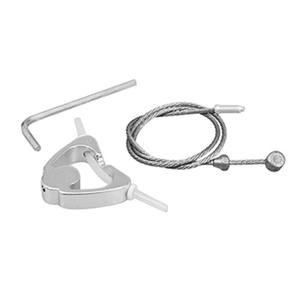 160957-chape-de-frein-avec-cable-fibrax-cantilever-argente-32-cm