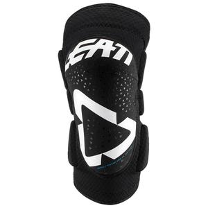 5019410180-genouilleres-leatt-3df-5-0-blanc-noir-tu
