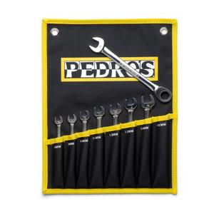 6460500-cle-a-cliquet-combinee-pedros-argente-8-15-mm