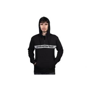 swsg106-sweatshirt-a-capuche-coupe-stay-strong-stripe-black-grey