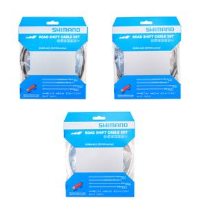y0bm98020-jeux-de-cables-et-gaines-de-changements-de-vitesses-revetus-de-polymere-shimano-white-tu