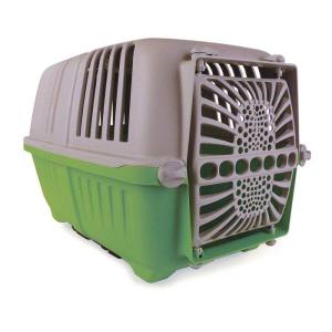b-kit025cs-cage-de-transport-animal-plus-kit-fixation-bellelli-gris-vert-47x29x33-cm