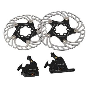 527745-freins-a-disque-avant-et-arriere-semi-hydro-avec-disque-et-adapteur-clarks-cycle-systems-chm-05-noir-140-mm