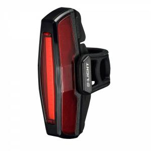 l70-cg-420r1-bk-feu-arriere-de-selle-5-fonctions-usb-rechargeable-30-leds-50-lumens-d-light-rouge-noir-79-5x29x30-mm