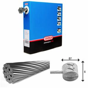 6426rvs-box-cables-de-freins-1x19-fils-inox-o1-5mm-tete-en-t-o7x6-elvedes-x100-argente-2000-mm