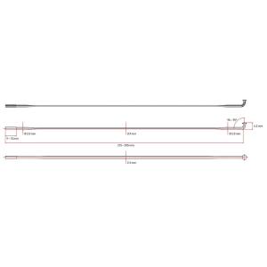 ffwro070053-rayons-fast-forward-dt-aerolite-spoke-290mm-noir-290-mm