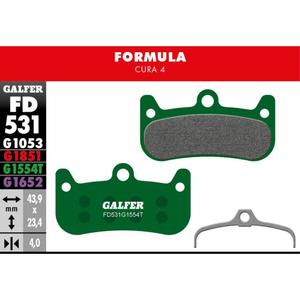 fd531g1554t-plaquette-de-frein-galfer-formula-cura-4-vert-43-9x23-4x4-mm