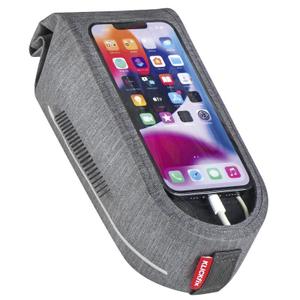 k0292pw-gris-sacoche-de-cadre-etanche-avec-compartiment-smartphone-klickfix-gris-9x7-5x-21cm