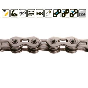 kmcchai161-chaine-velo-kmc-k1sl-3-32-silver-silver-96-maillons