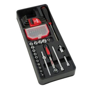 9561061001-module-douilles-et-cliquets-1-4-61-pieces-mob-noir-tu