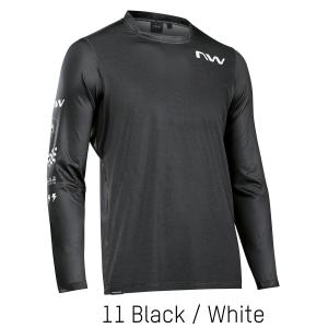 nwb89221038-black-white-maillot-manches-longues-northwave-bomb-black-white