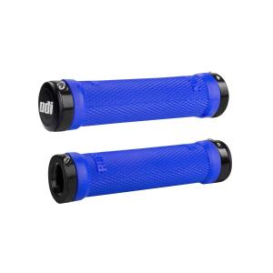 odigrip080-pack-poignees-velo-lock-on-ruffian-odi-x2-bleu-noir-30-mm