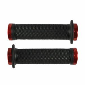 posgrip042-poignees-moletee-position-one-bmx-noir-rouge-130-mm