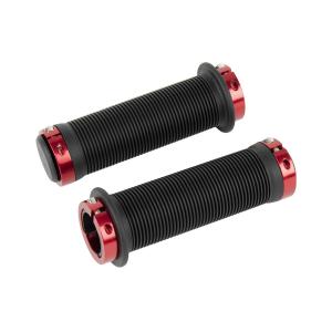 posgrip052-poignees-velo-position-one-bmx-noir-lock-rouge-115-mm