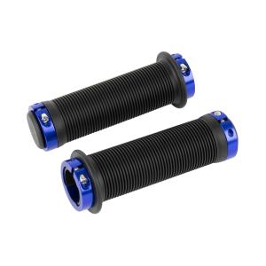 posgrip053-poignees-velo-position-one-bmx-noir-lock-bleu-115-mm