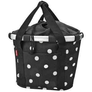 374534-sacoche-de-guidon-velo-reisenthel-bikebasket-city-klickfix-noire-pois-blancs-tu
