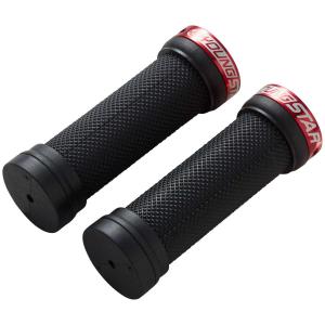 30801-poignees-velo-reverse-components-youngstar-single-lock-on-noir-rouge-28x98-mm