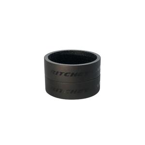 33056117002-entretoises-de-direction-ritchey-wcs-ud-matte-x2-black-1-1-8-10-mm