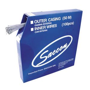 257403-cables-de-derailleur-arriere-en-acier-galvanise-saccon-x100-argente-1-2-2030-mm