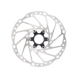 esmrt64li3c-disque-de-frein-shimano-sm-rt64-center-lock-argente-noir-203-mm