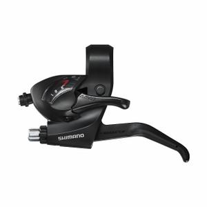 estef41lbl-levier-de-commande-de-derailleur-et-frein-pour-cintre-plat-3v-shimano-st-ef41-l-ez-fire-plus-black-1800-mm