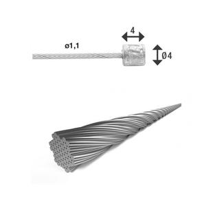 250115501-cable-de-derailleur-arriere-double-raccordxlc-sh-x18-shimano-campagnolo-sram-argente